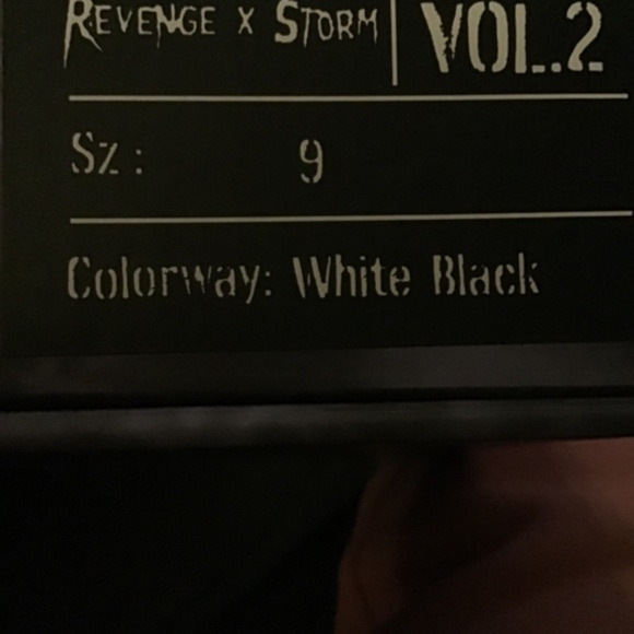 NIB Revenge X Storm White and Black High Tops Sz 9 Sold Out Streetwear Skater BB - Picture 6 of 6